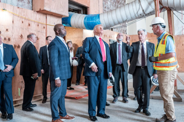 Trump Surprise FED visits