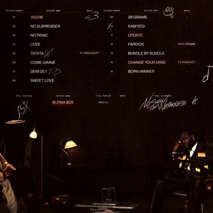 Album: Burna Boy No Sign of Weakness