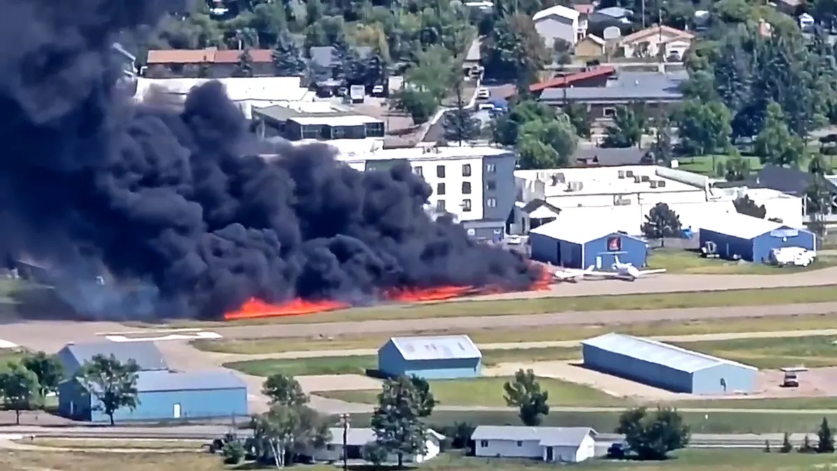 Montana Plane Crash: Pilot and 3 Passengers Escape as Plane Slams into Parked Aircraft