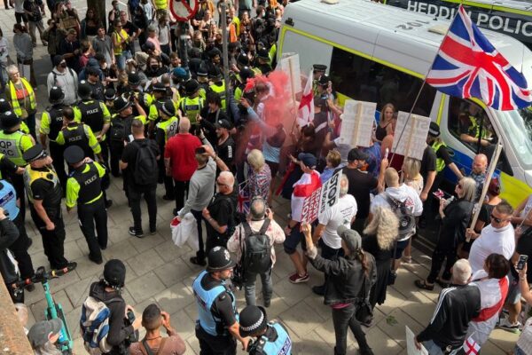 Protests Grow Across UK Over Use of Hotels to House Asylum Seekers Protests Grow Across UK Over Use of Hotels to House Asylum Seekers