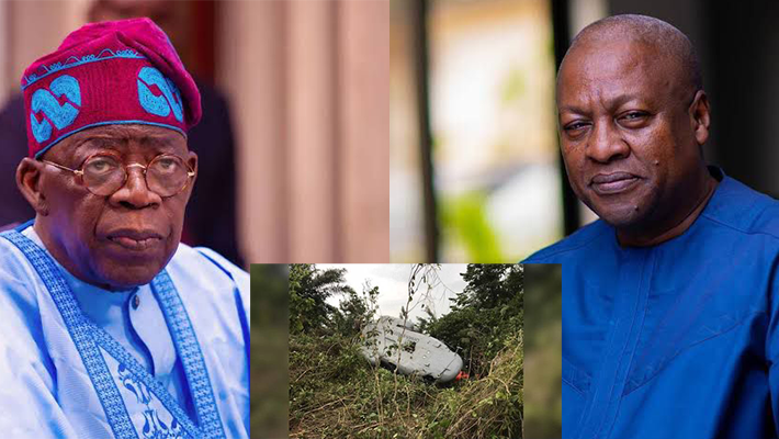 Tinubu Expresses Sympathy to Ghanaian President Following Helicopter Crash That Killed Eight