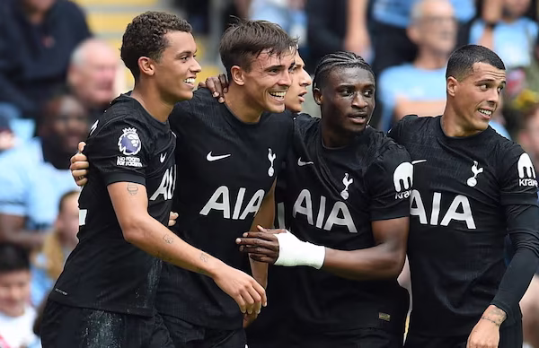 Tottenham Stun Manchester City 2-0, Maintains Perfect Premier League Start at Etihad Tottenham Stun Manchester City 2-0, Maintains Perfect Premier League Start at Etihad