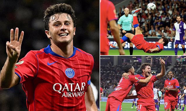 Toulouse vs PSG 3-6: João Neves Hat-Trick Stuns Ligue 1