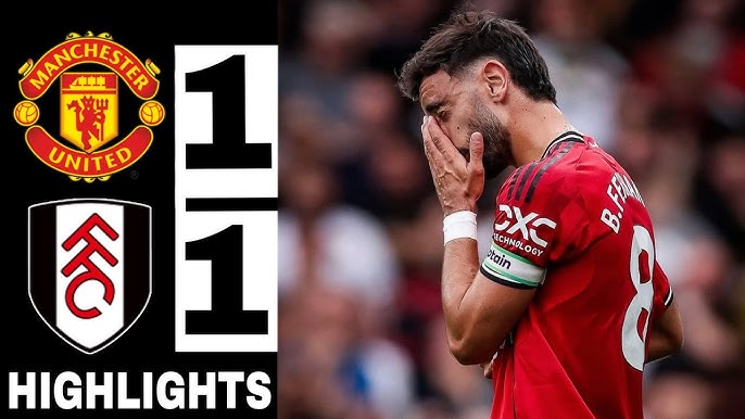 Fulham 1-1 Manchester United, Premier League highlights, Match Stats