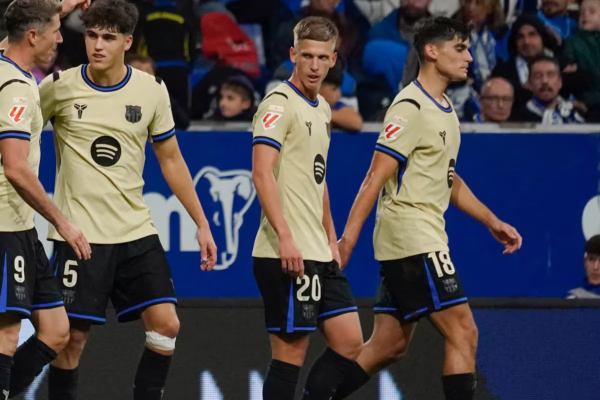 Barcelona Turn Around Oviedo to Stay Unbeaten