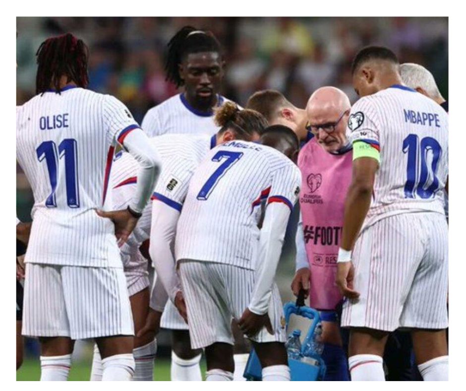 France Beat Ukraine 2-0 as Dembele Injures Hamstring