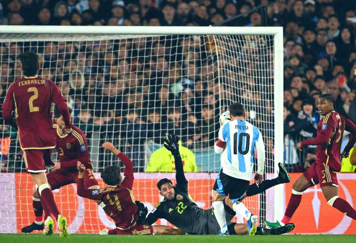 Messi Shines in Final Home Qualifier with Two Goals in 3-0 Win Over Venezuela