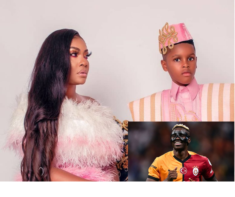 Victor Osimhen Sends A Heartfelt Birthday Message to Angela Okorie’s Son