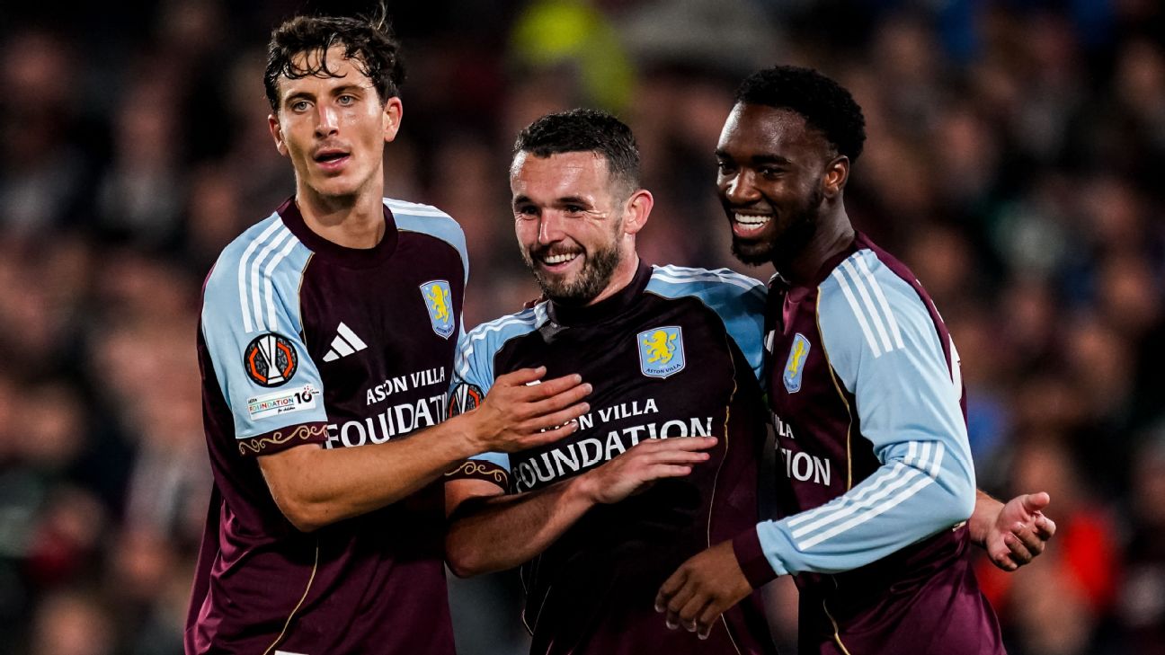 Aston Villa Beat Feyenoord 2-0 to Stay Perfect in Europa League