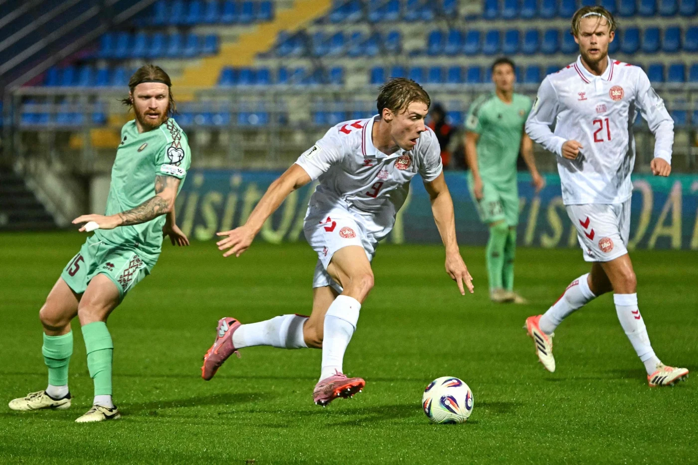 Denmark Crush Belarus 6-0 in World Cup Qualifying