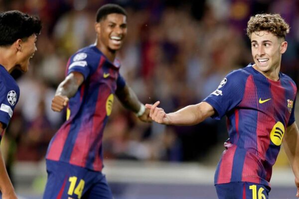 Fermín López Hat-Trick Leads Barcelona to 6-1 Win Over Olympiacos