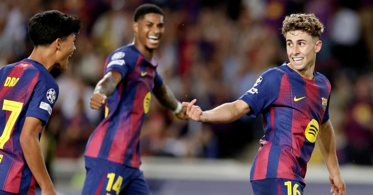 Fermín López Hat-Trick Leads Barcelona to 6-1 Win Over Olympiacos
