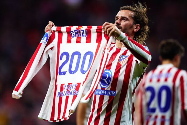 Griezmann Hits 200 as Atlético Beats Eintracht Frankfurt 5-1