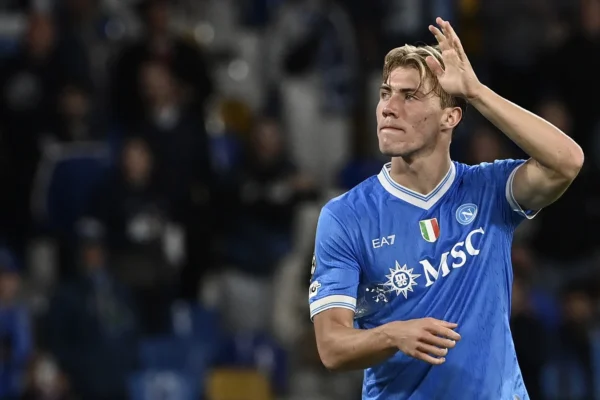 Højlund Brace Seals Napoli’s First Champions League Win Over Sporting CP