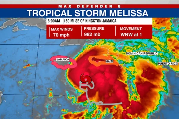 Hurricane Melissa Strengthens to Category 3, Threatens Jamaica and Haiti