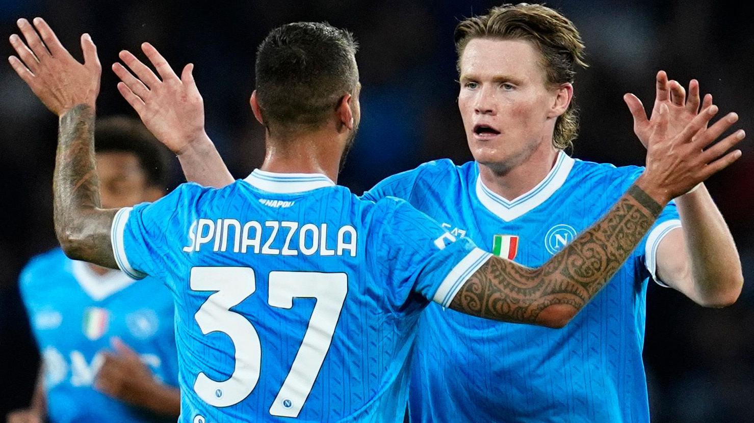 Napoli Beat Inter 3-1 to Move Top of Serie A