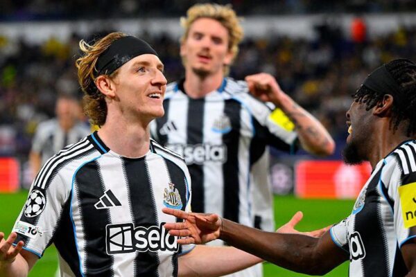 Newcastle Dominate Union Saint-Gilloise 4-0 to Secure First Champions League Win