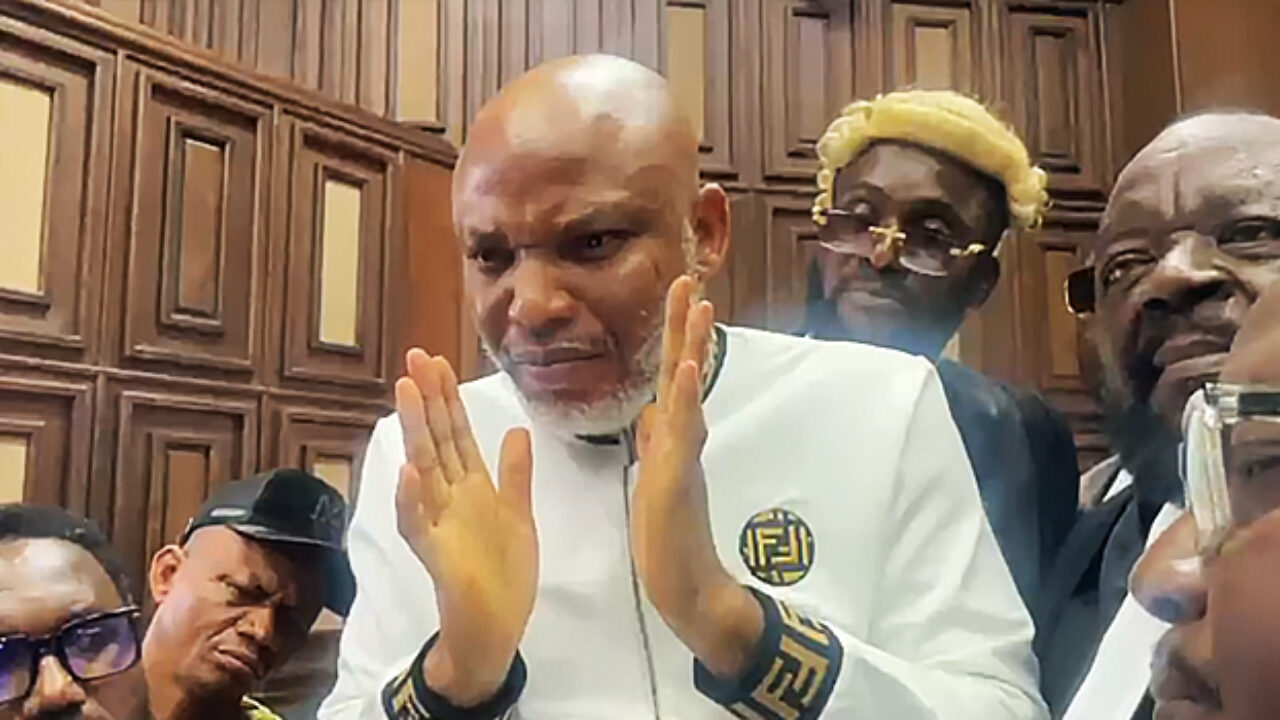 Nnamdi Kanu Rejects Terrorism Defence, Insists There’s No Valid Charge Against Him