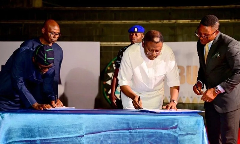 Governor Otu Welcomes Tinapa Resort Return