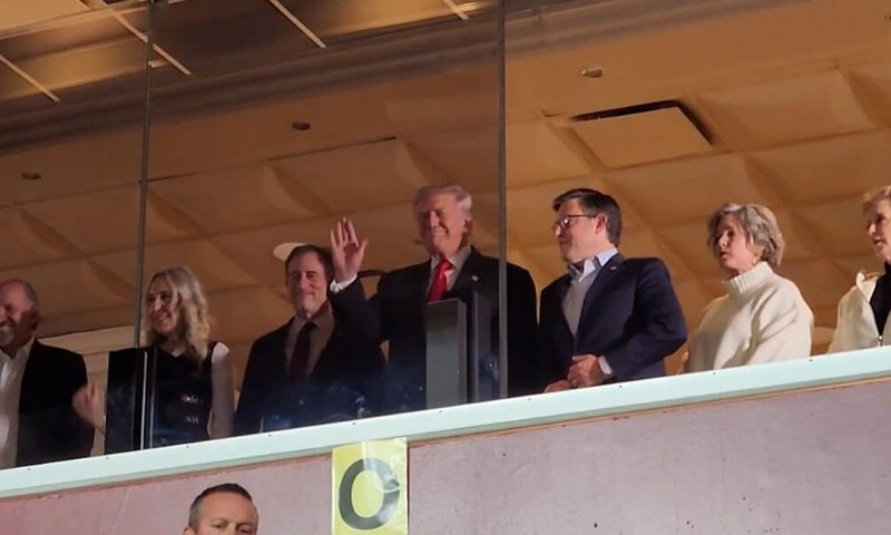 Trump Makes Historic Appearance at NFL Game