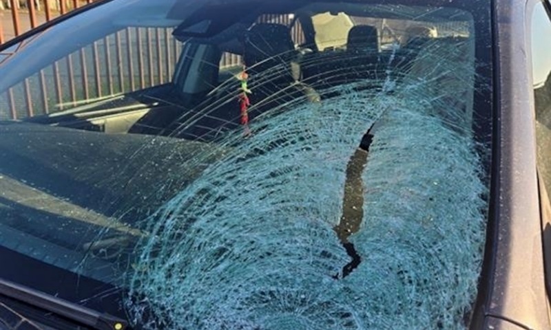Frozen Balloon Crashes Through Windshield, Injures Man