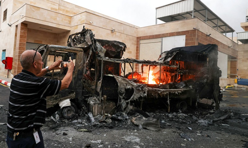 Israeli Settlers Torch Warehouse as West Bank Violence Rises