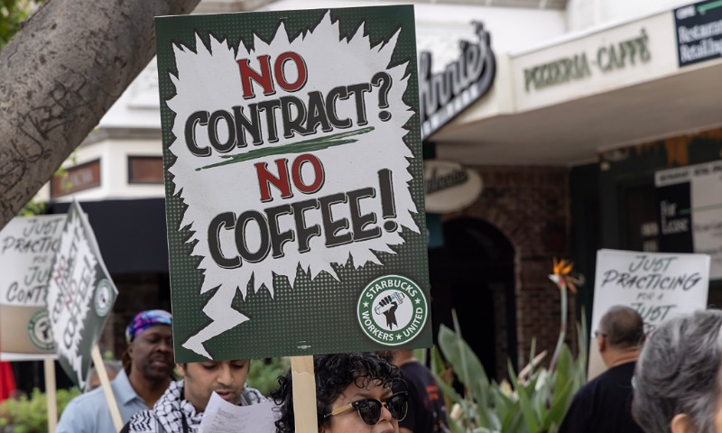 Starbucks Workers Strike Nationwide, Demand Fair Contract