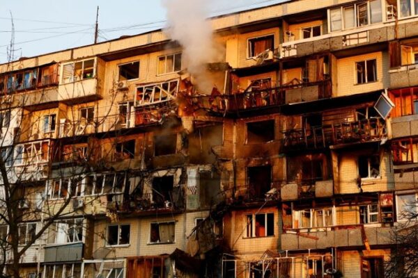 Russia Strikes Ukrainian Capital, Kills Four