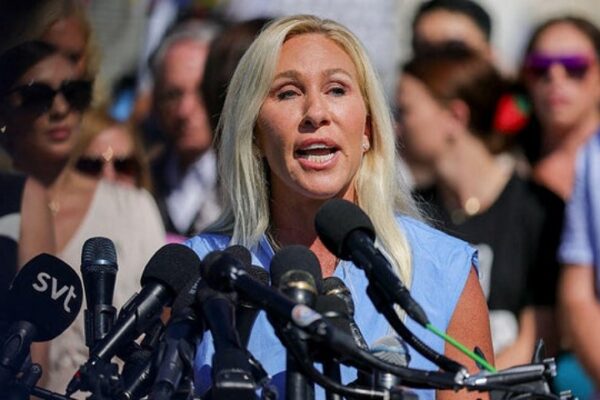 Taylor Greene Says She’s Receiving Threats Amid Feud with Trump