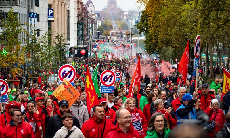 Belgium Erupts in Strikes Amid Govt Austerity Drive
