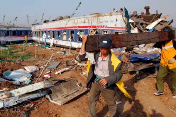 Tragic Collision: Train Hits Track Workers, Kills 11 in China