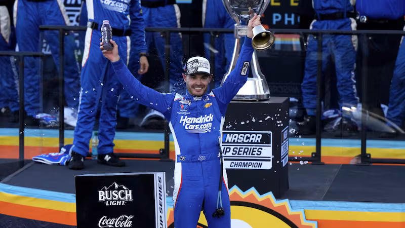 Kyle Larson Wins Second NASCAR Championship in Overtime