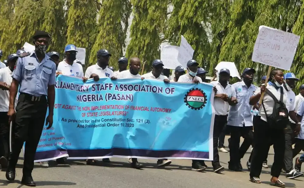 PASAN strike disrupts Bauchi State Assembly legislative activities