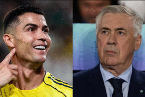 Cristiano Ronaldo celebrates goal after Ancelotti backs him to reach 1,000 career goals