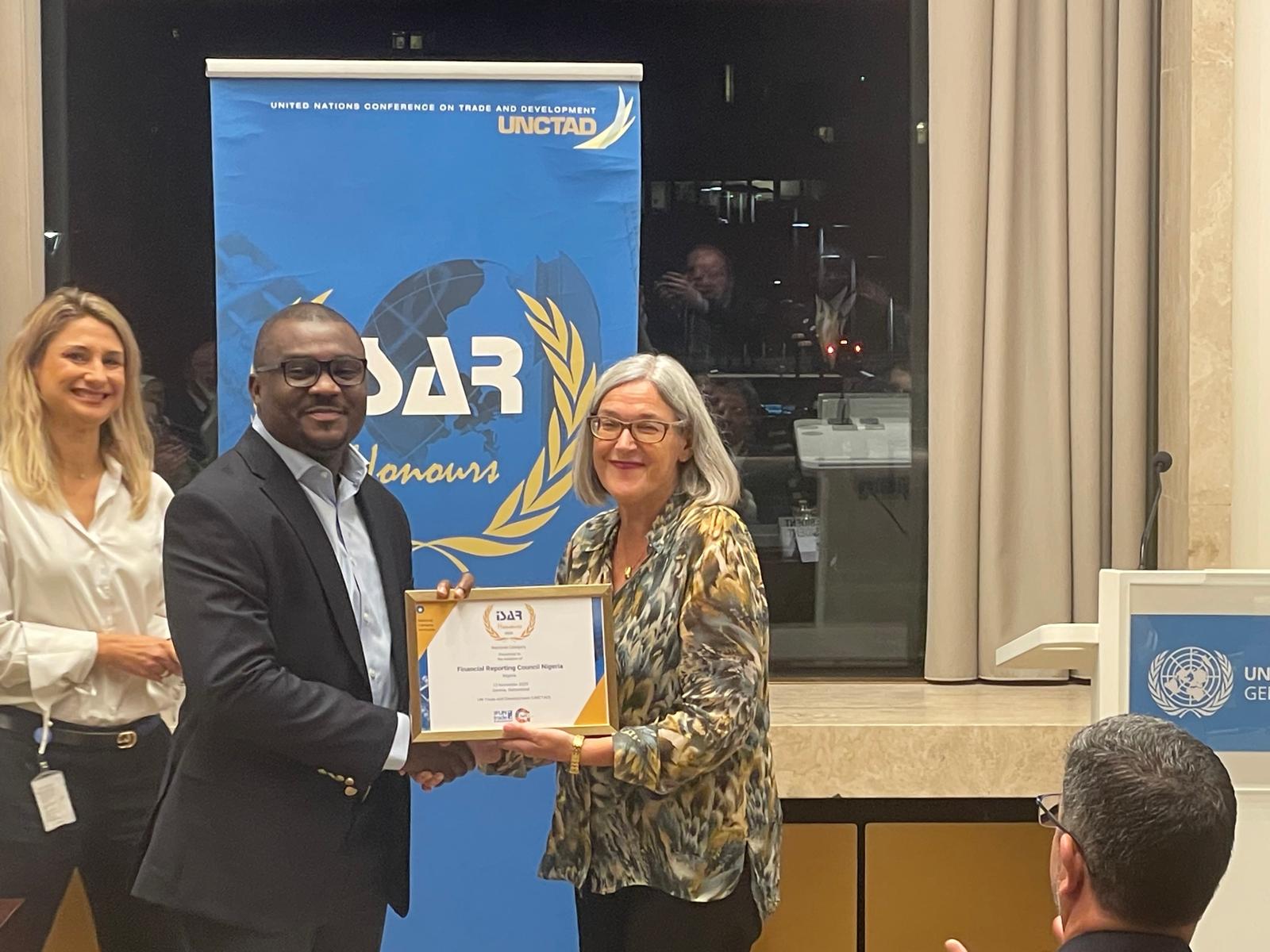 Nigeria ISAR award for sustainability reporting