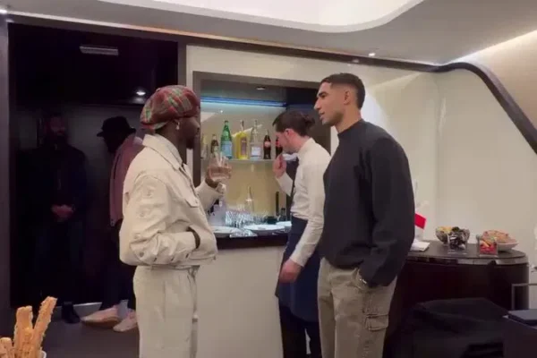 When Football Meets Music: Hakimi Meets Omah Lay in Paris