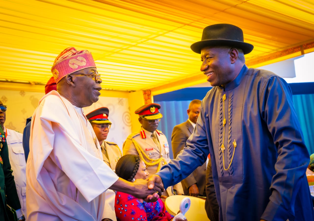 Tinubu Praises Jonathan’s Leadership at Foundation Anniversary