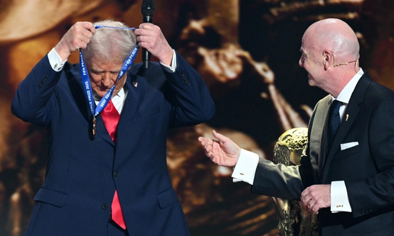 Trump Wins FIFA Peace Prize, Steals the Spotlight