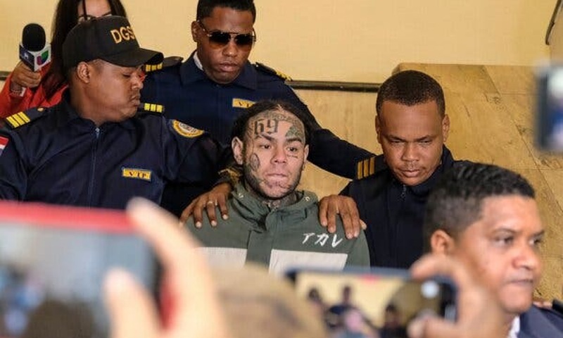 Rapper 6ix9ine Jailed Again Over Probation Case