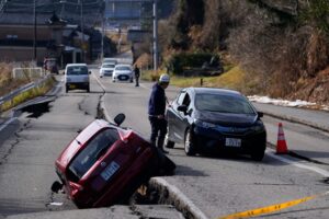 Strong Earthquake Shakes Japan, Dozens Hurt as Damage Checks Begin