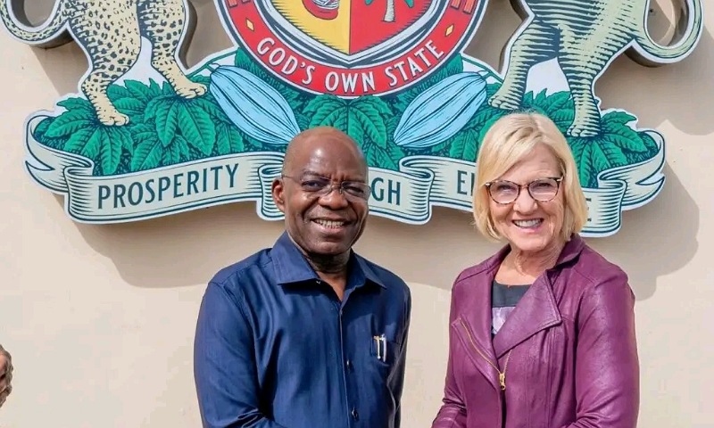 Governor Otti Looks to Build Strong Economic Ties with US Government
