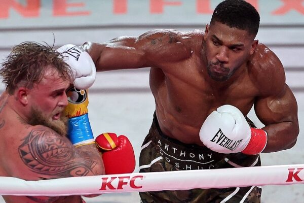Anthony Joshua Drops Jake Paul With Brutal Sixth-Round Knockout