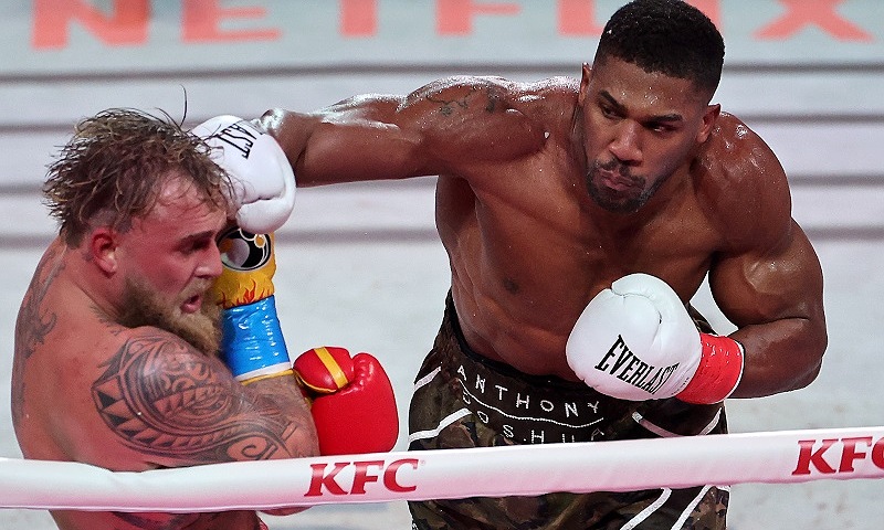 Anthony Joshua Drops Jake Paul With Brutal Sixth-Round Knockout