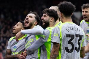 Cherki Shines as Man City Beat Forest 2–1 to Top the Premier League Table