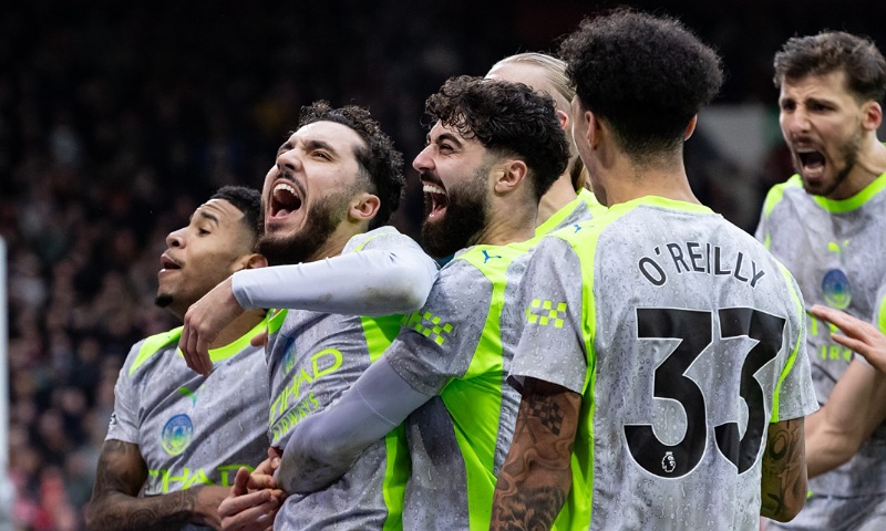 Cherki Shines as Man City Beat Forest 2–1 to Top the Premier League Table