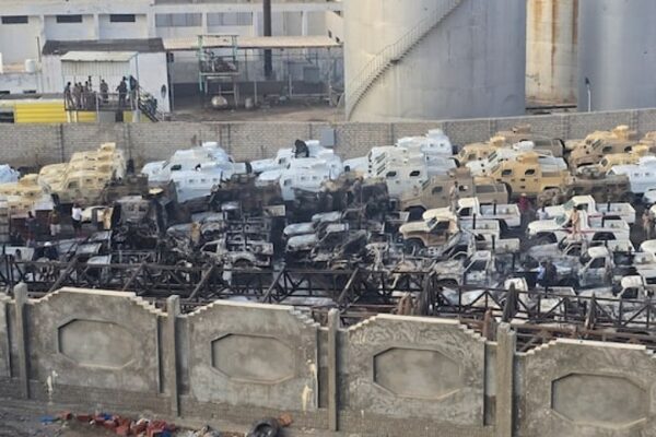 Saudi Airstrike Bombs UAE Arms Shipment at Yemen Port