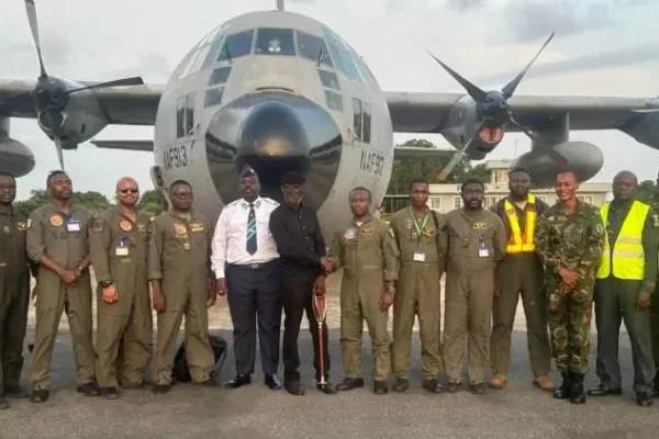 Detained Nigerian Air Force Crew Arrive Safely in Ghana