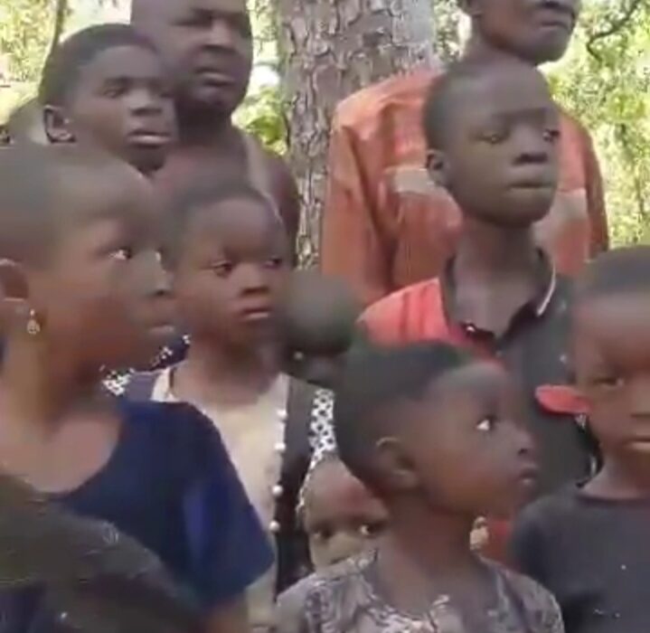 Abducted ECWA Church Worshippers Including Children Distressed In Terrorists' Captivity in Kogi State.