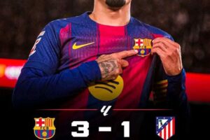 Barcelona 3-1 Atletico Madrid: La Liga Result