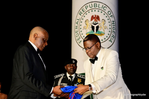 Governor Otu Lights Cross River Christmas Tree, Honours Leaders